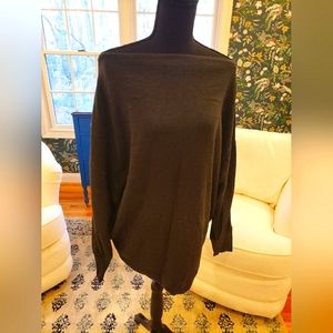 Maurices zip shoulder pullover, dark charcoal grey, size 1xl womans